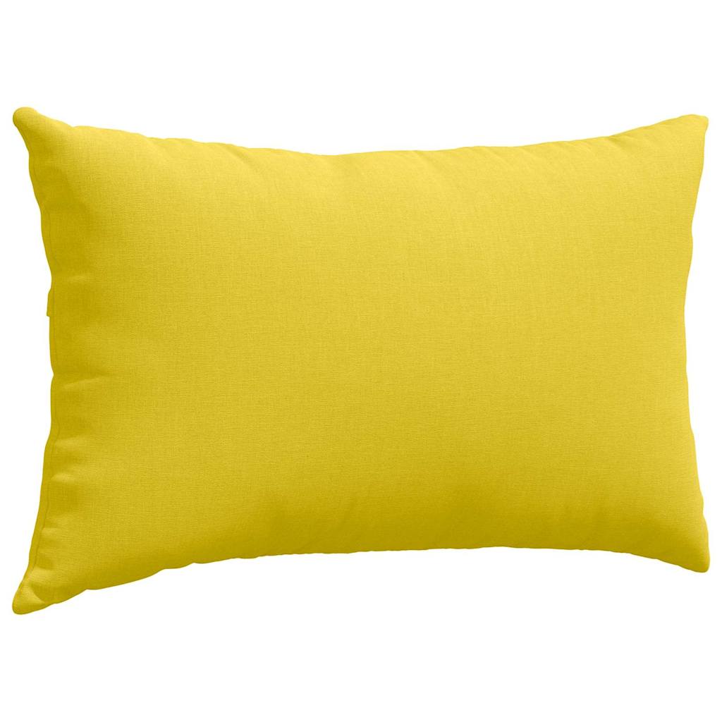 Jastučići za sofu 2 pcs Svijetlo žuta 50 x 30 cm tkanina