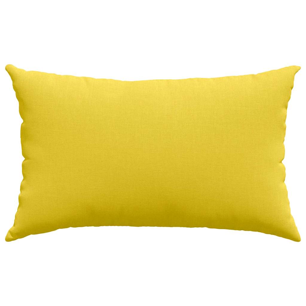 Jastučići za sofu 2 pcs Svijetlo žuta 50 x 30 cm tkanina
