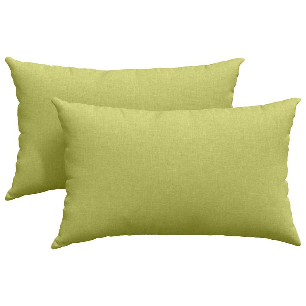 Jastučići za sofu 2 pcs Svijetlo zelena 50 x 30 cm tkanina