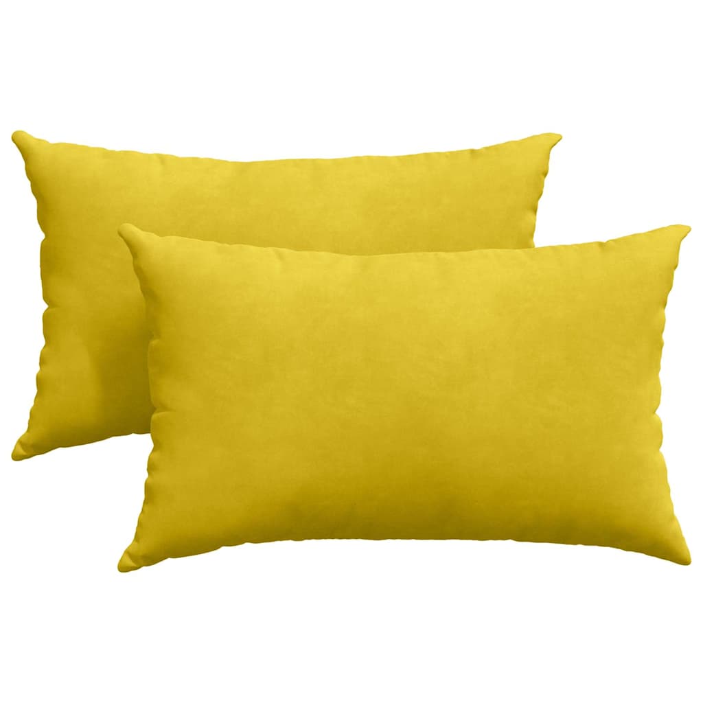 Jastučići za sofu 2 pcs Žuta 50 x 30 cm Kordura tekstil