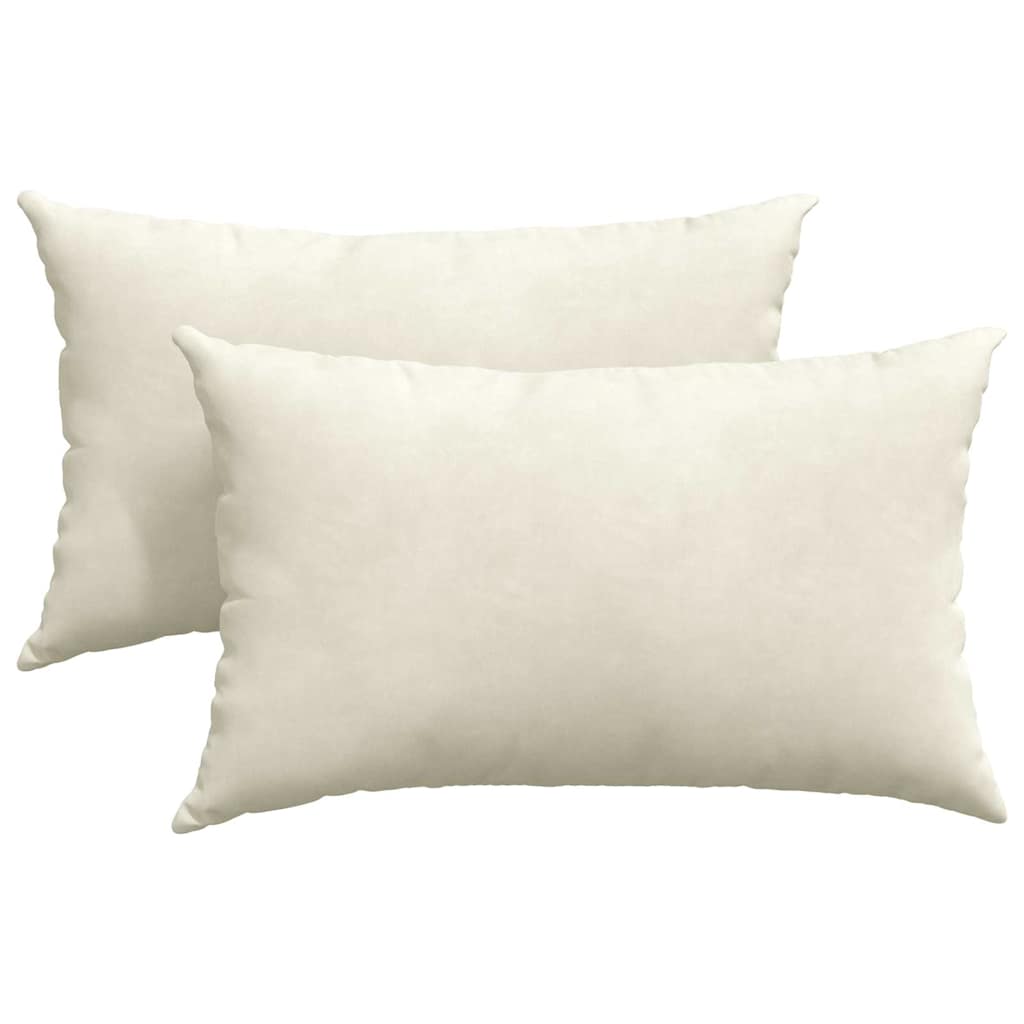Jastučići za sofu 2 pcs Krema 50 x 30 cm Kordura tekstil