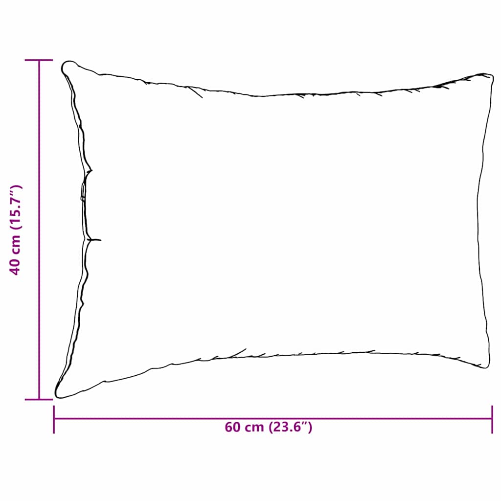 Jastučići za sofu 2 pcs Oblačnosiva 60 x 40 cm tkanina