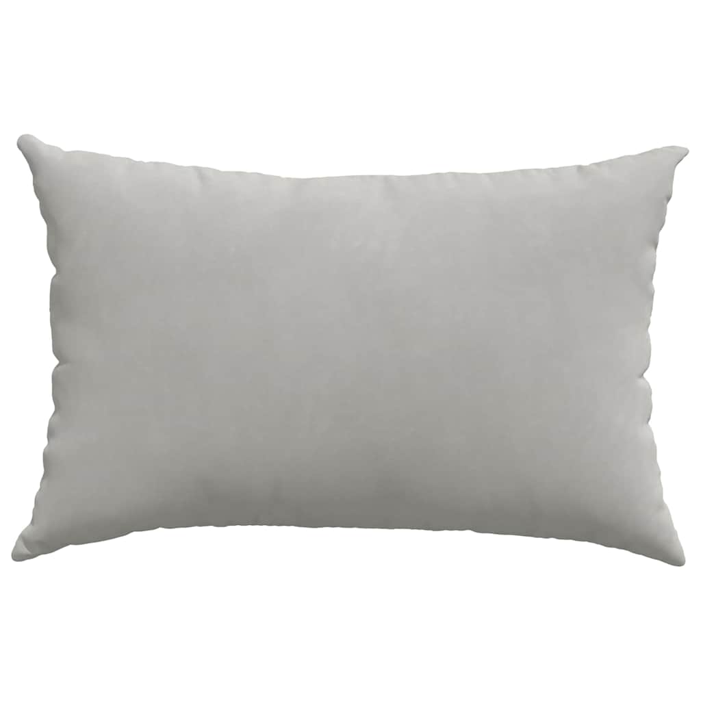 Jastučići za sofu 2 pcs Svijetlo siva 60 x 40 cm tkanina