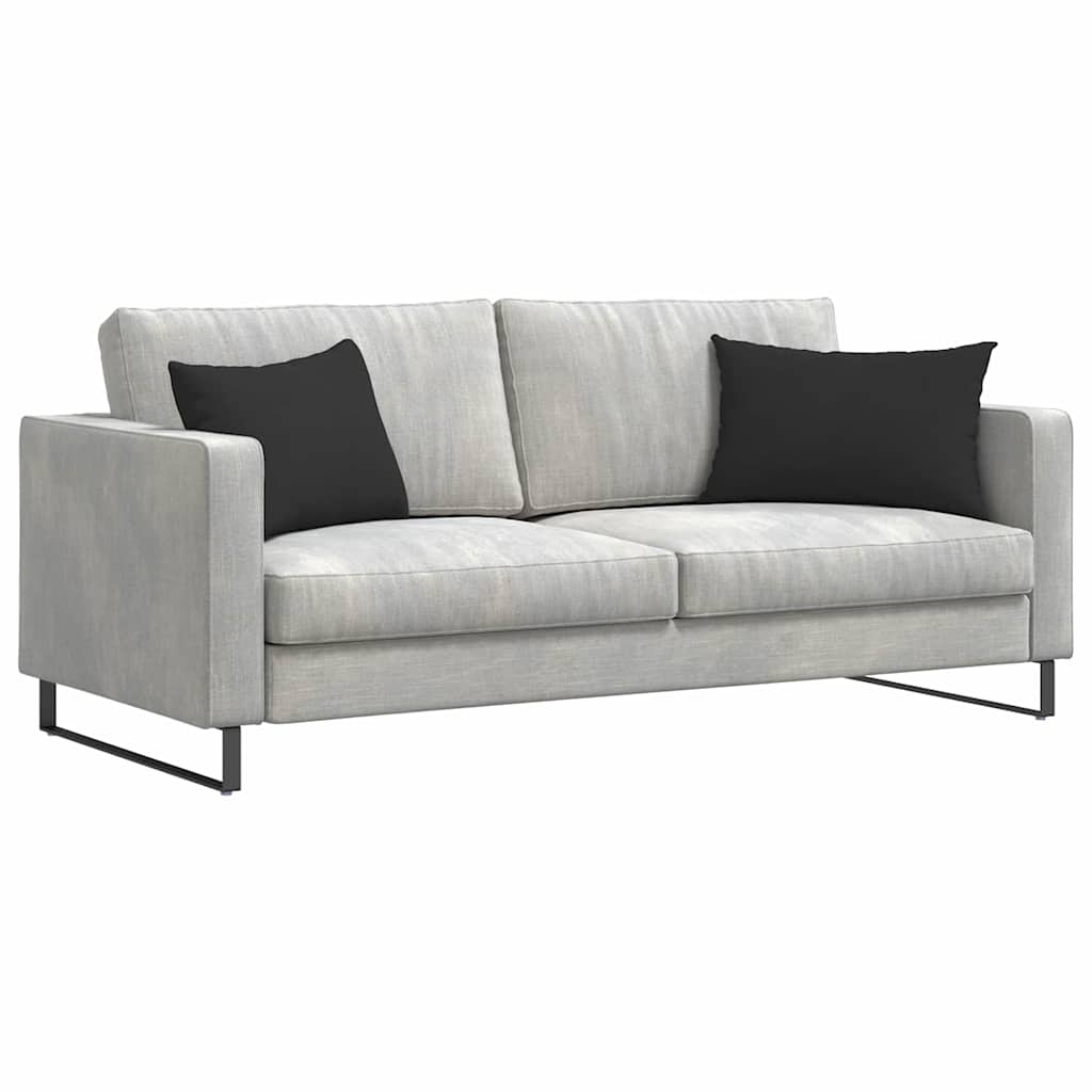 Jastučići za sofu 2 pcs Crna 60 x 40 cm tkanina