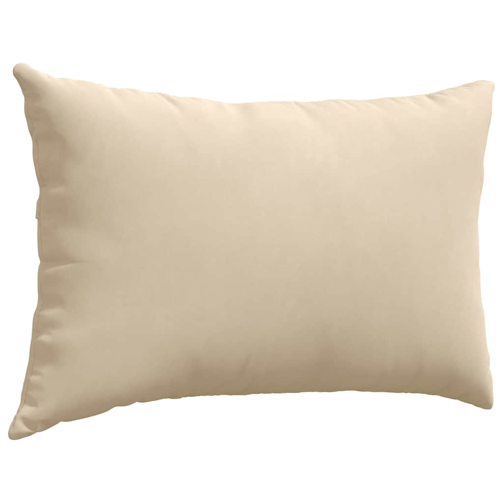 Jastučići za sofu 2 pcs Krema 60 x 40 cm tkanina