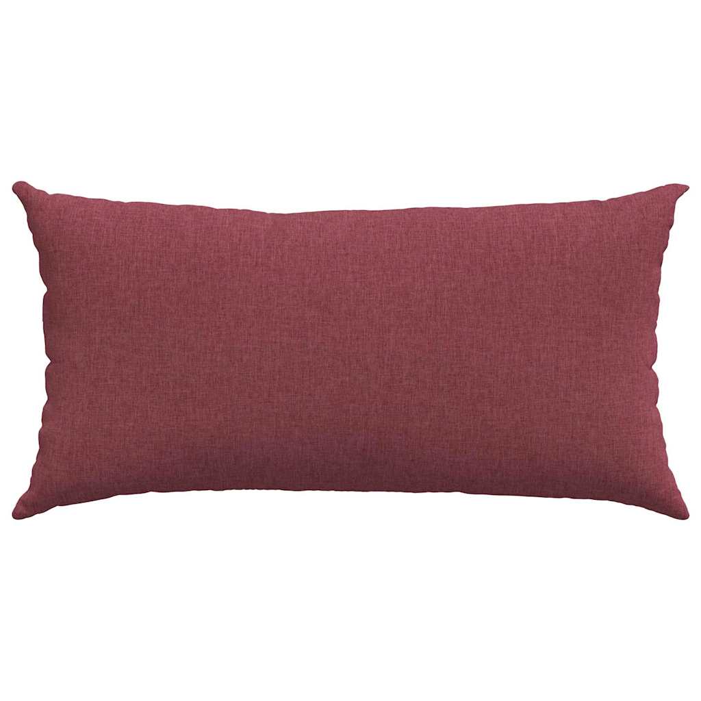 Jastučići za sofu 2 pcs Vinska crvena 80 x 40 cm tkanina