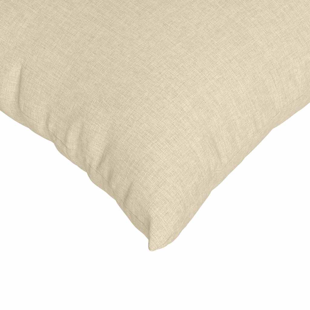 Jastučići za sofu 2 pcs Krema 80 x 40 cm tkanina