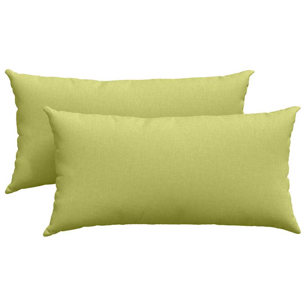 Jastučići za sofu 2 pcs Svijetlo zelena 80 x 40 cm tkanina