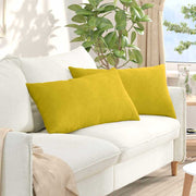 Jastučići za sofu 2 pcs Žuta 80 x 40 cm Kordura tekstil