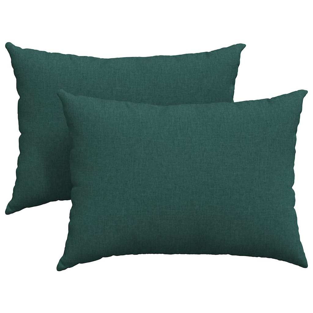 Jastučići za sofu 2 pcs Tamnozelena 70 x 50 cm tkanina