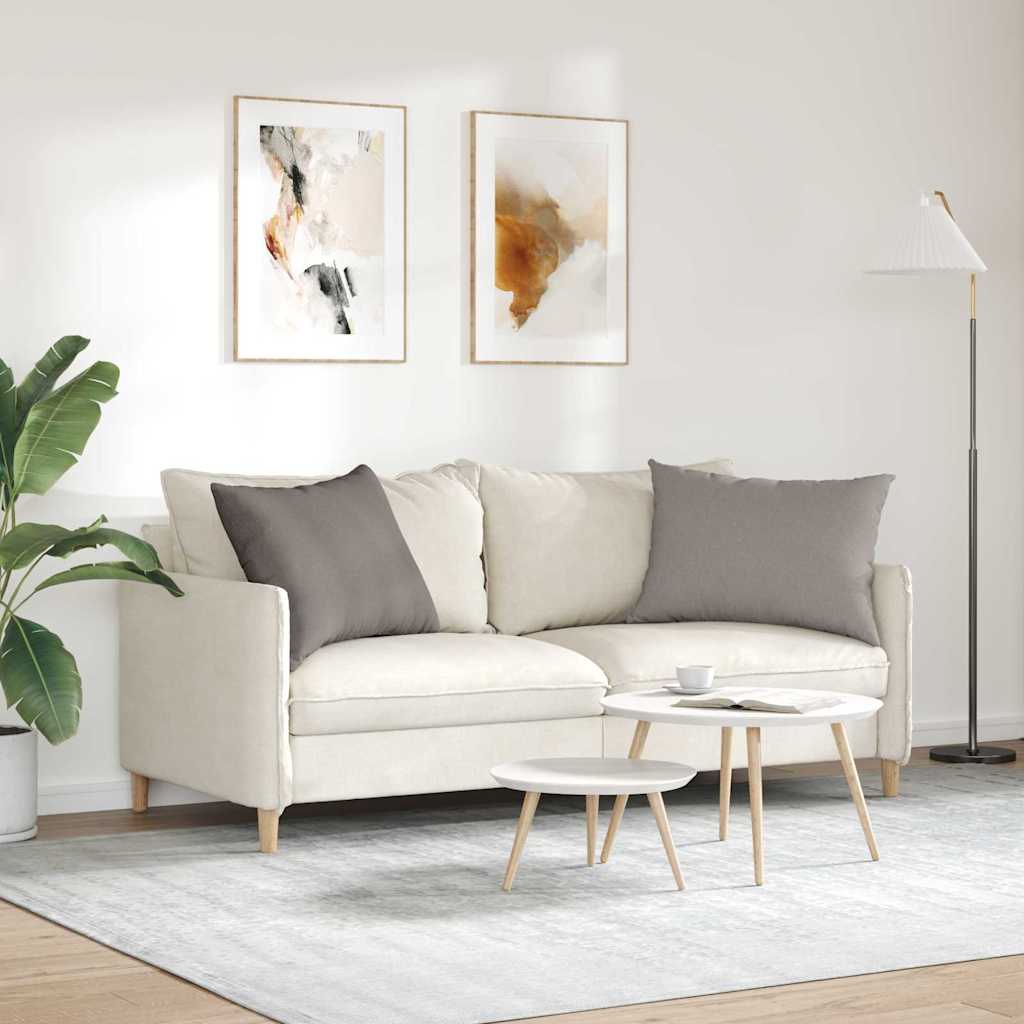 Jastučići za sofu 2 pcs Sivo-smeđa 70 x 50 cm tkanina