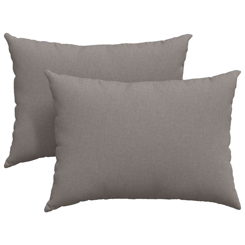 Jastučići za sofu 2 pcs Sivo-smeđa 70 x 50 cm tkanina
