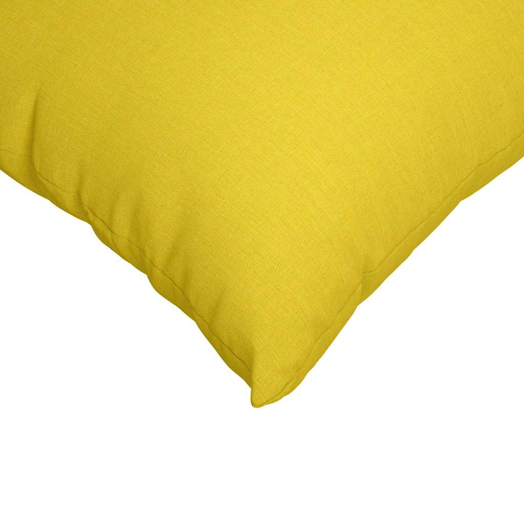 Jastučići za sofu 2 pcs Svijetlo žuta 70 x 50 cm tkanina
