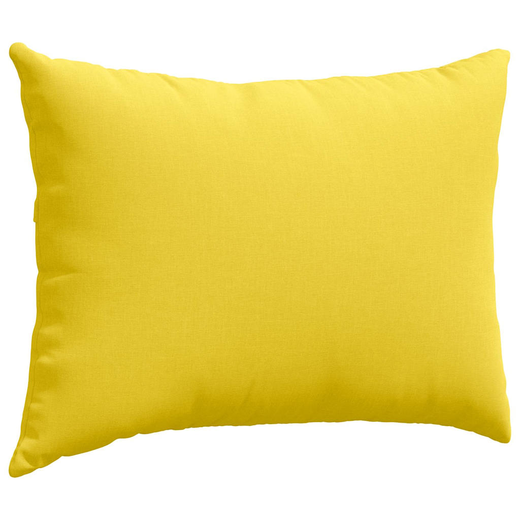 Jastučići za sofu 2 pcs Svijetlo žuta 70 x 50 cm tkanina