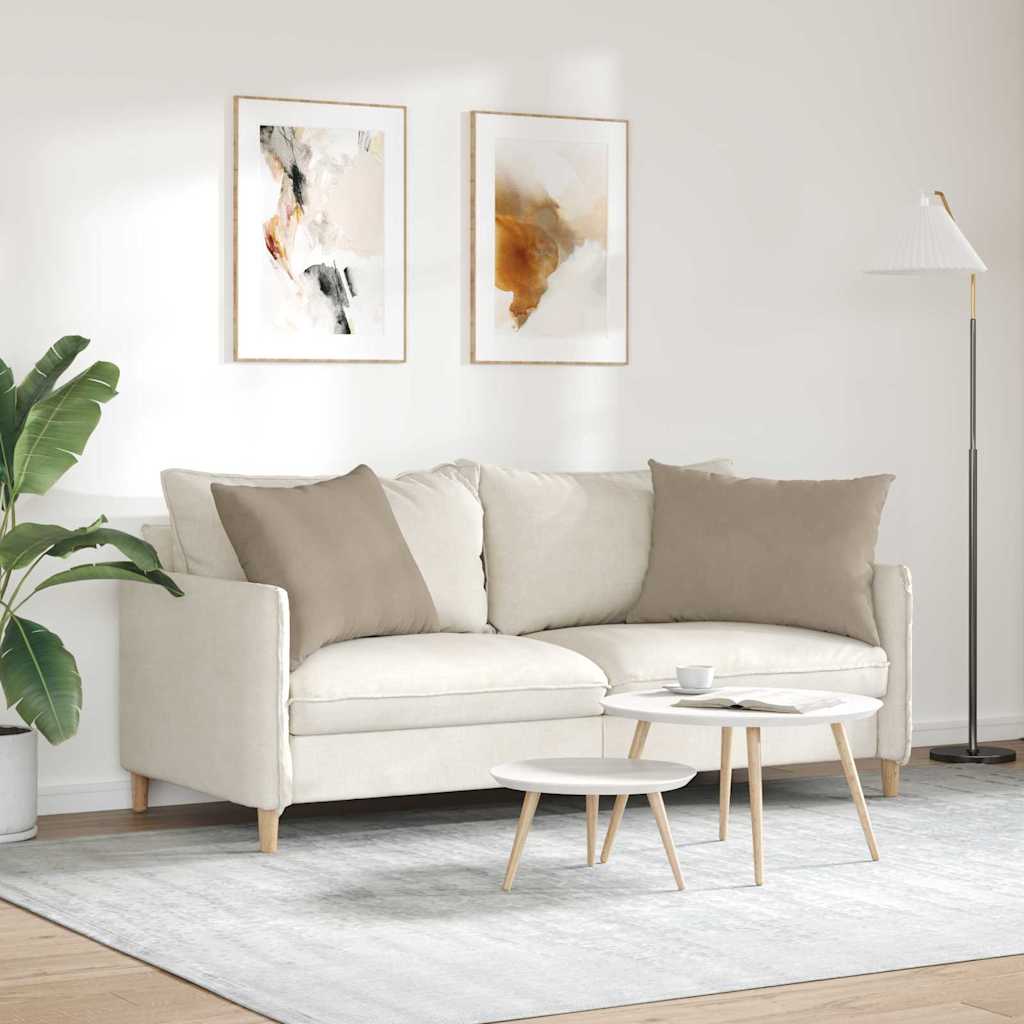 Jastučići za sofu 2 pcs Sivo-smeđa 70 x 50 cm tkanina
