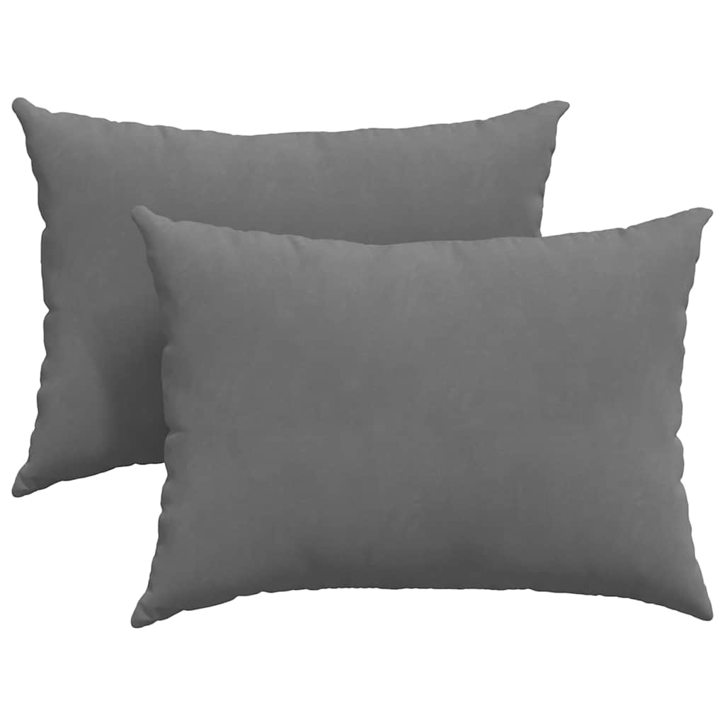 Jastučići za sofu 2 pcs Tamno siva 70 x 50 cm tkanina