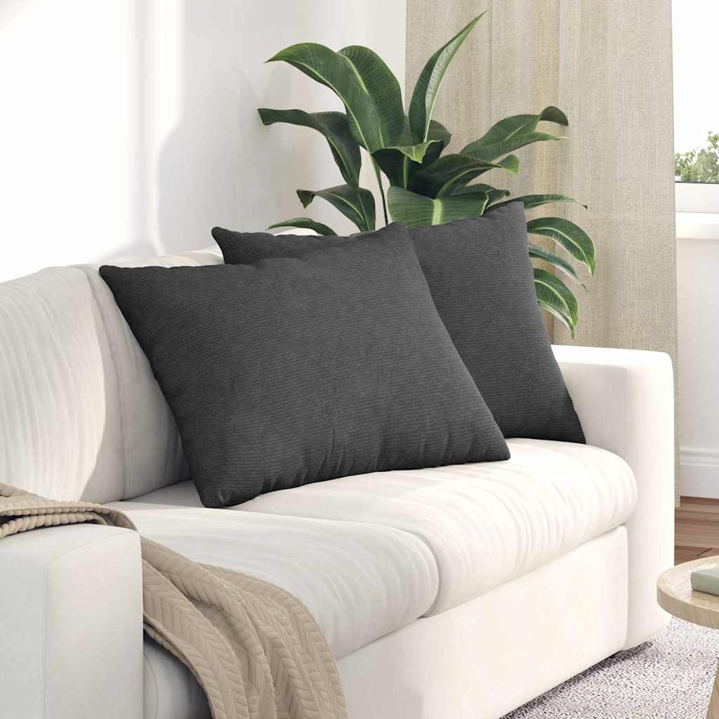 Jastučići za sofu 2 pcs Tamno siva 70 x 50 cm Kordura tekstil