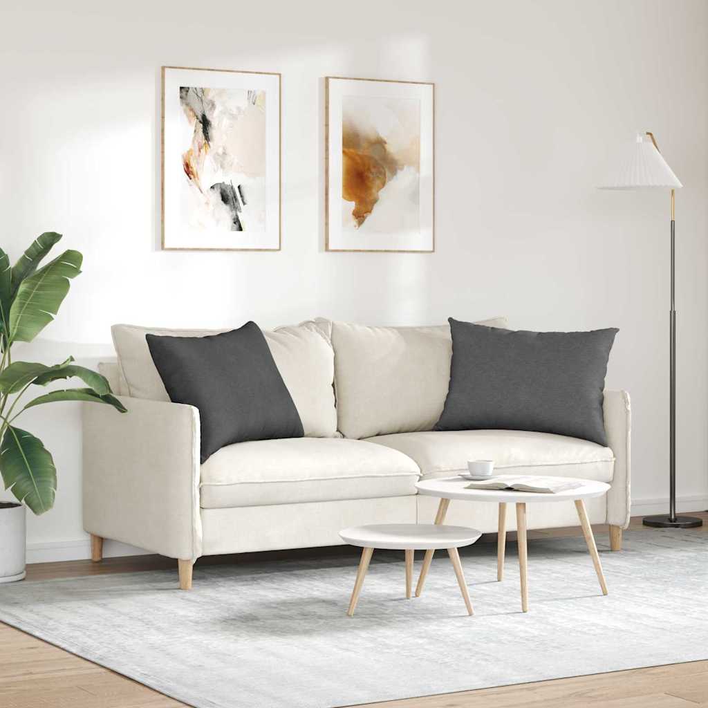 Jastučići za sofu 2 pcs Tamno siva 70 x 50 cm Kordura tekstil