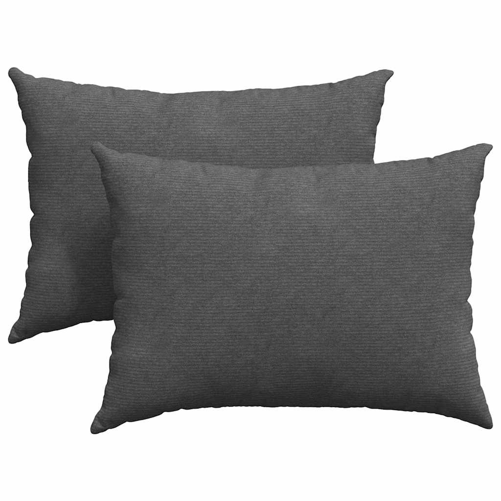 Jastučići za sofu 2 pcs Tamno siva 70 x 50 cm Kordura tekstil