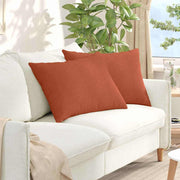Jastučići za sofu 2 pcs Crvena narančasta 70 x 50 cm
