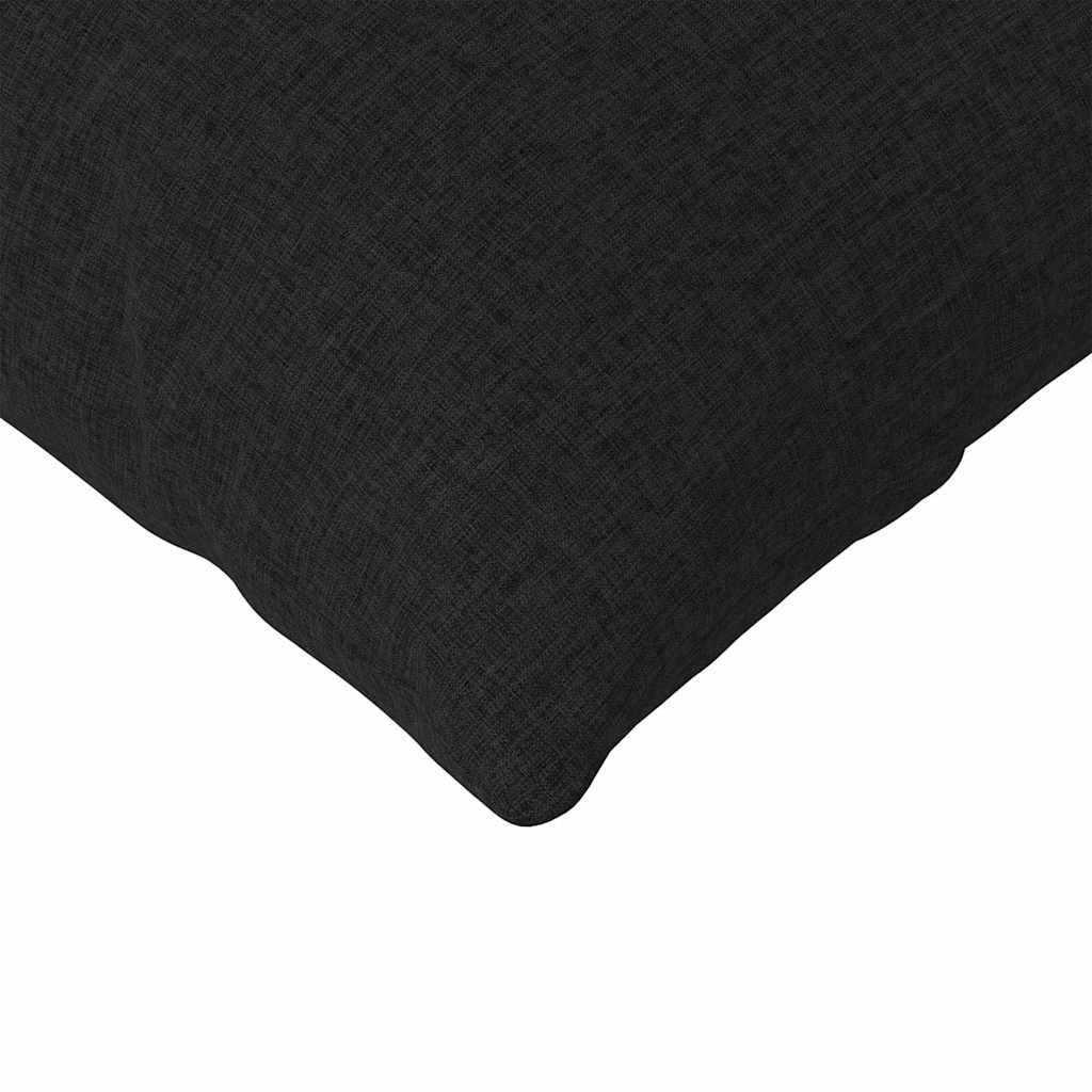 Jastučići za sofu 2 pcs Crna 120 x 40 cm tkanina