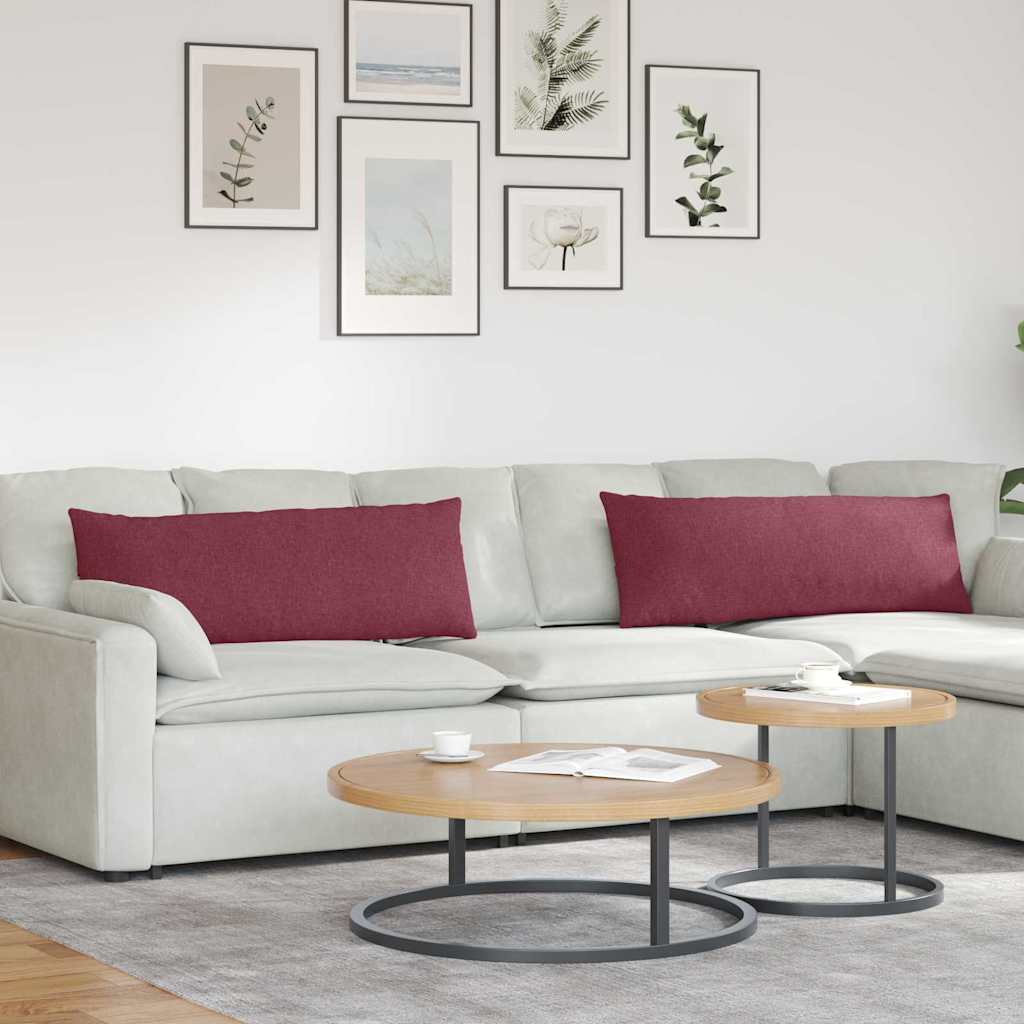 Jastučići za sofu 2 pcs Vinska 50 x 30 cm tkanina
