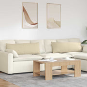 Jastučići za sofu 2 pcs Krema 120 x 40 cm tkanina