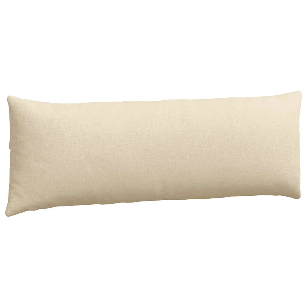 Jastučići za sofu 2 pcs Krema 120 x 40 cm tkanina