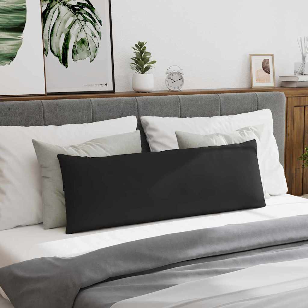 Jastučići za sofu 2 pcs Crna 120 x 40 cm tkanina