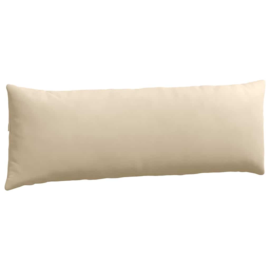 Jastučići za sofu 2 pcs Krema 120 x 40 cm tkanina