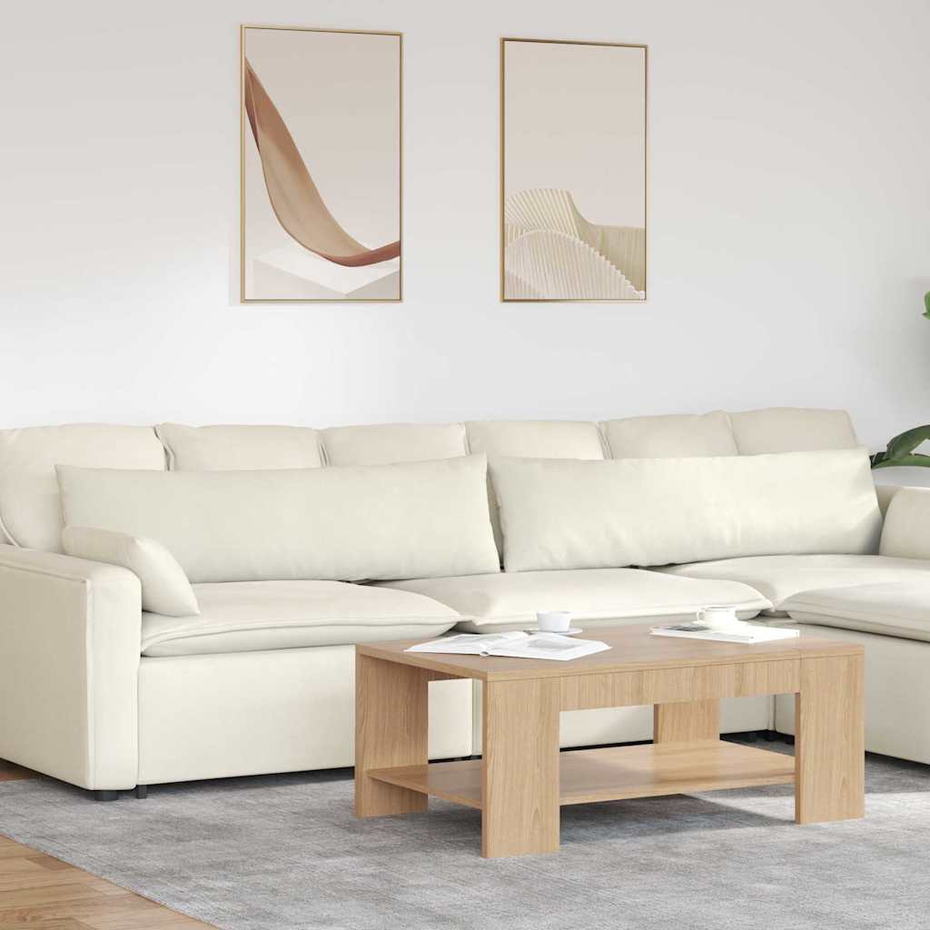 Jastučići za sofu 2 pcs Krema 145 x 40 cm Kordura tekstil