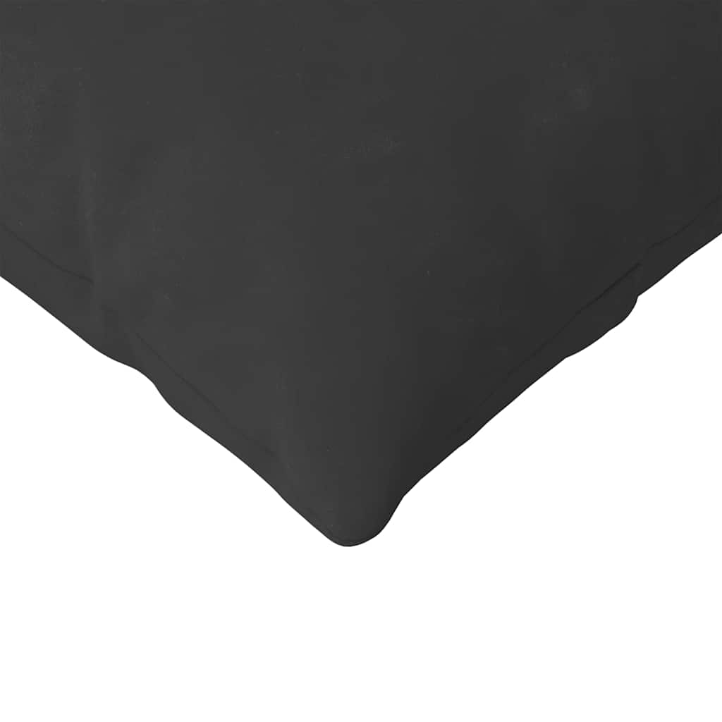 Jastučići za sofu 2 pcs Crna 145 x 40 cm tkanina