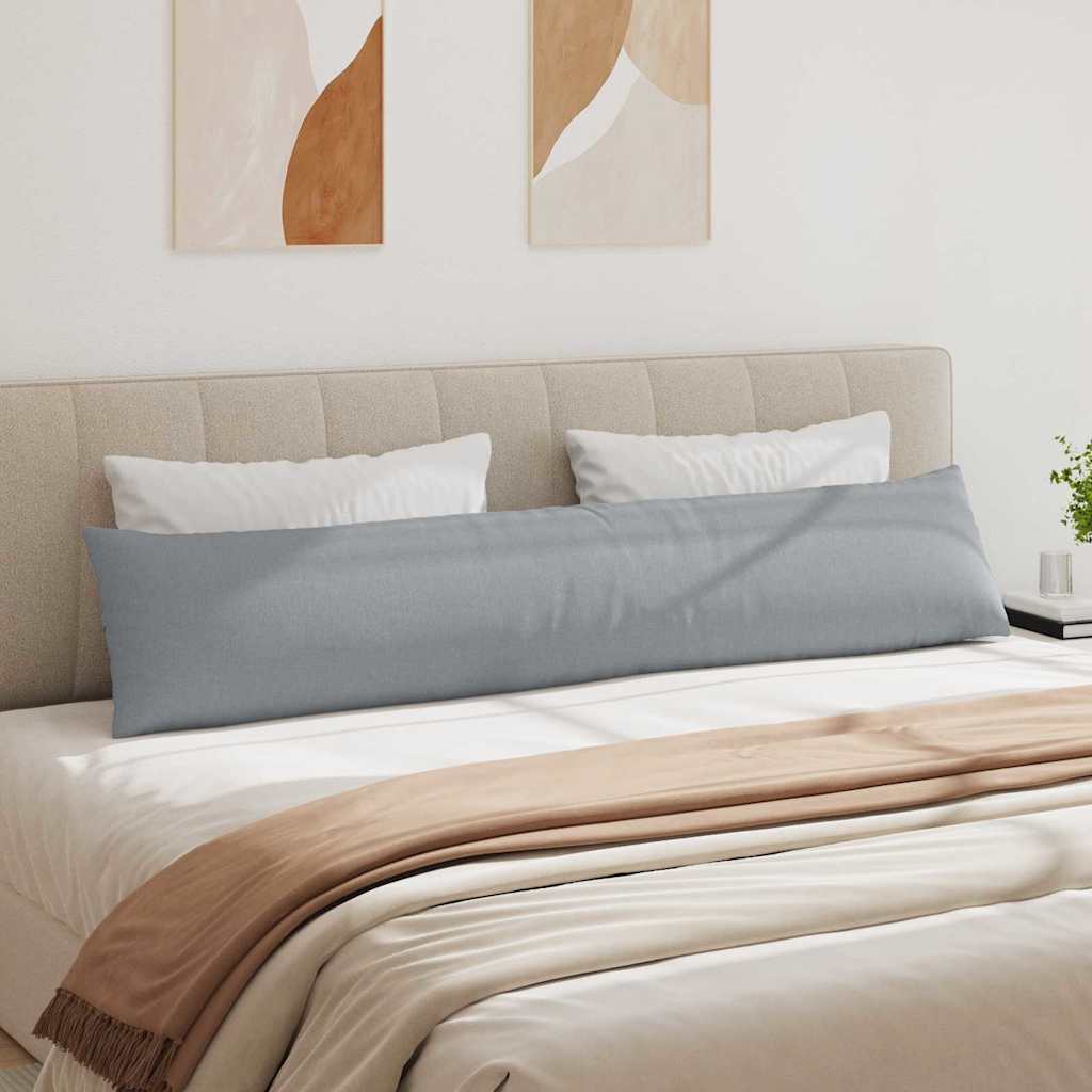 Jastučići za sofu 2 pcs Svijetlo siva 200 x 40 cm tkanina