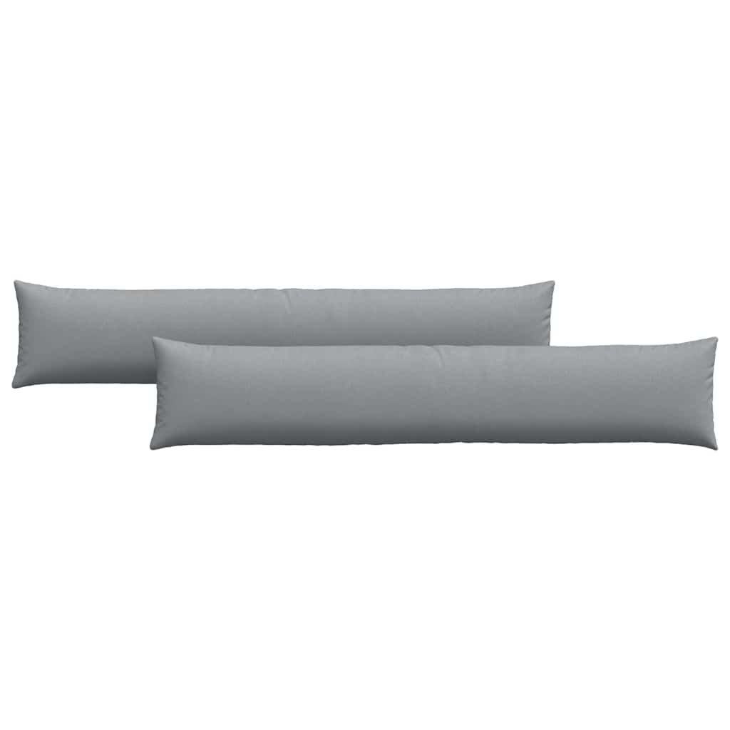 Jastučići za sofu 2 pcs Svijetlo siva 200 x 40 cm tkanina
