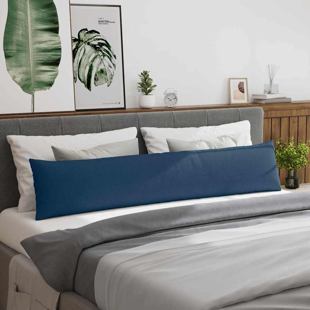 Jastučići za sofu 2 pcs Plava 200 x 40 cm tkanina