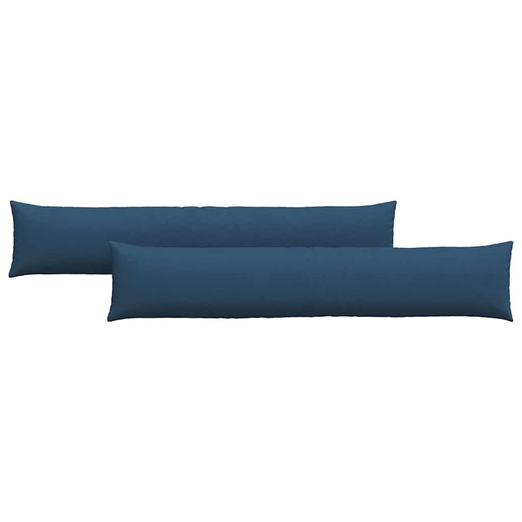 Jastučići za sofu 2 pcs Plava 200 x 40 cm tkanina