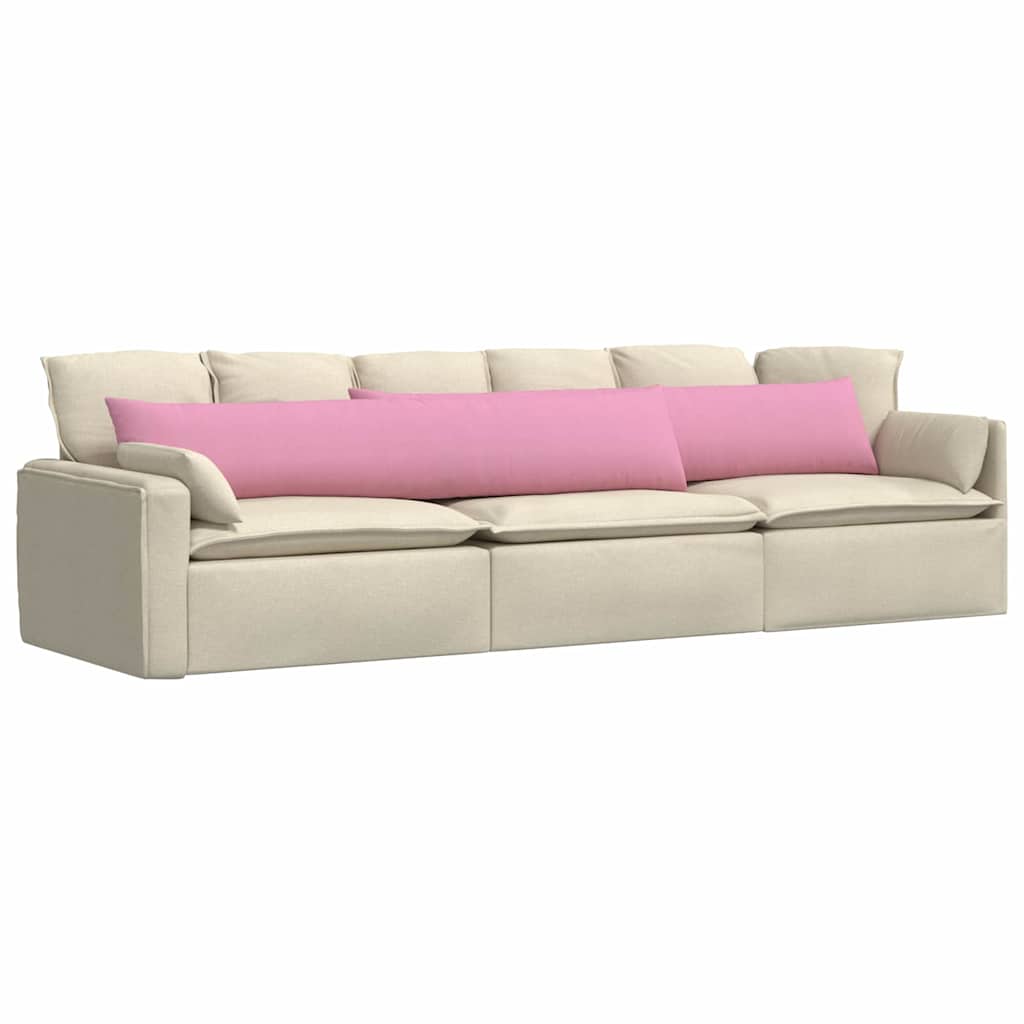 Jastučići za sofu 2 pcs Ružičasta 200 x 40 cm tkanina