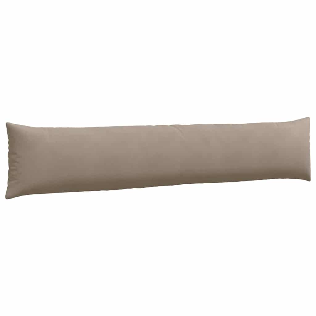 Jastučići za sofu 2 pcs Sivo-smeđa 200 x 40 cm tkanina