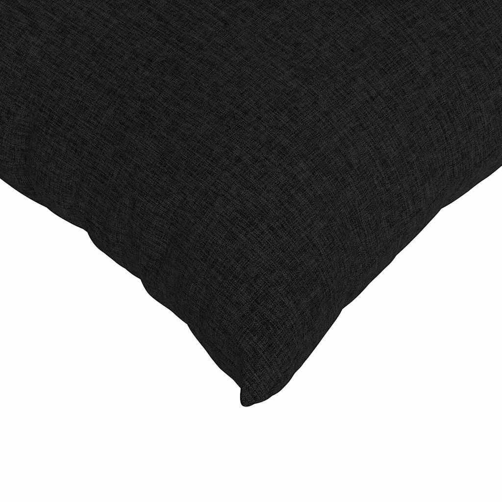 Jastučići za sofu 2 pcs Crna 45 x 45 cm tkanina