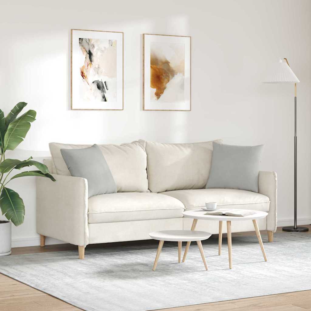 Jastučići za sofu 2 pcs Svijetlo siva 45 x 45 cm tkanina