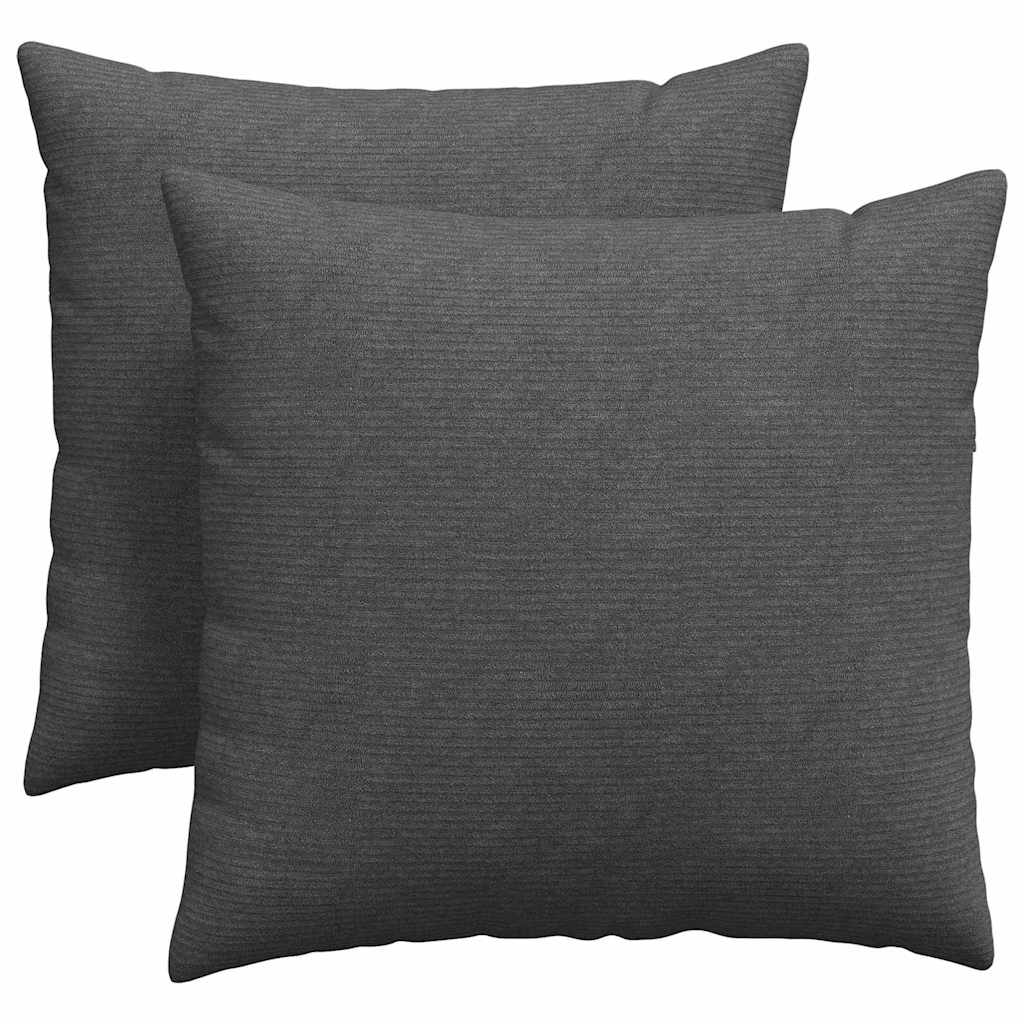 Jastučići za sofu 2 pcs Tamno siva 45 x 45 cm Kordura tekstil