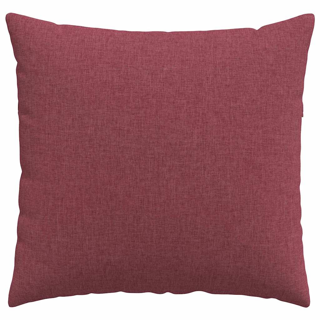 Jastučići za sofu 2 pcs Vinska crvena 50 x 50 cm tkanina