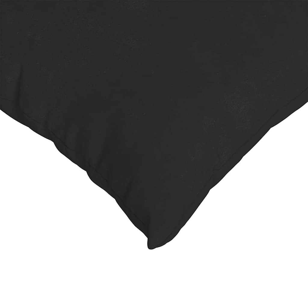 Jastučići za sofu 2 pcs Crna 50 x 50 cm tkanina