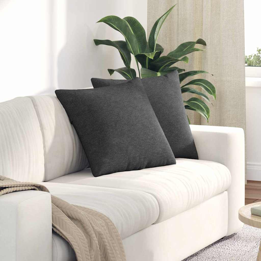 Jastučići za sofu 2 pcs Tamno siva 50 x 50 cm Kordura tekstil