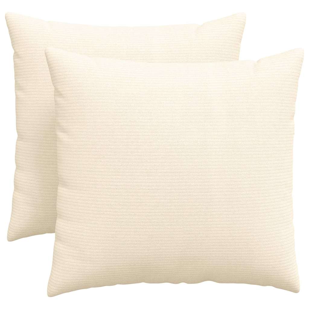 Jastučići za sofu 2 pcs Krema 50 x 50 cm Kordura tekstil