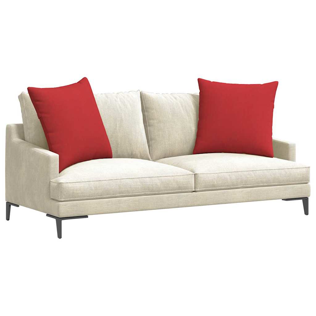 Jastučići za sofu 2 pcs Crvena 60 x 60 cm tkanina