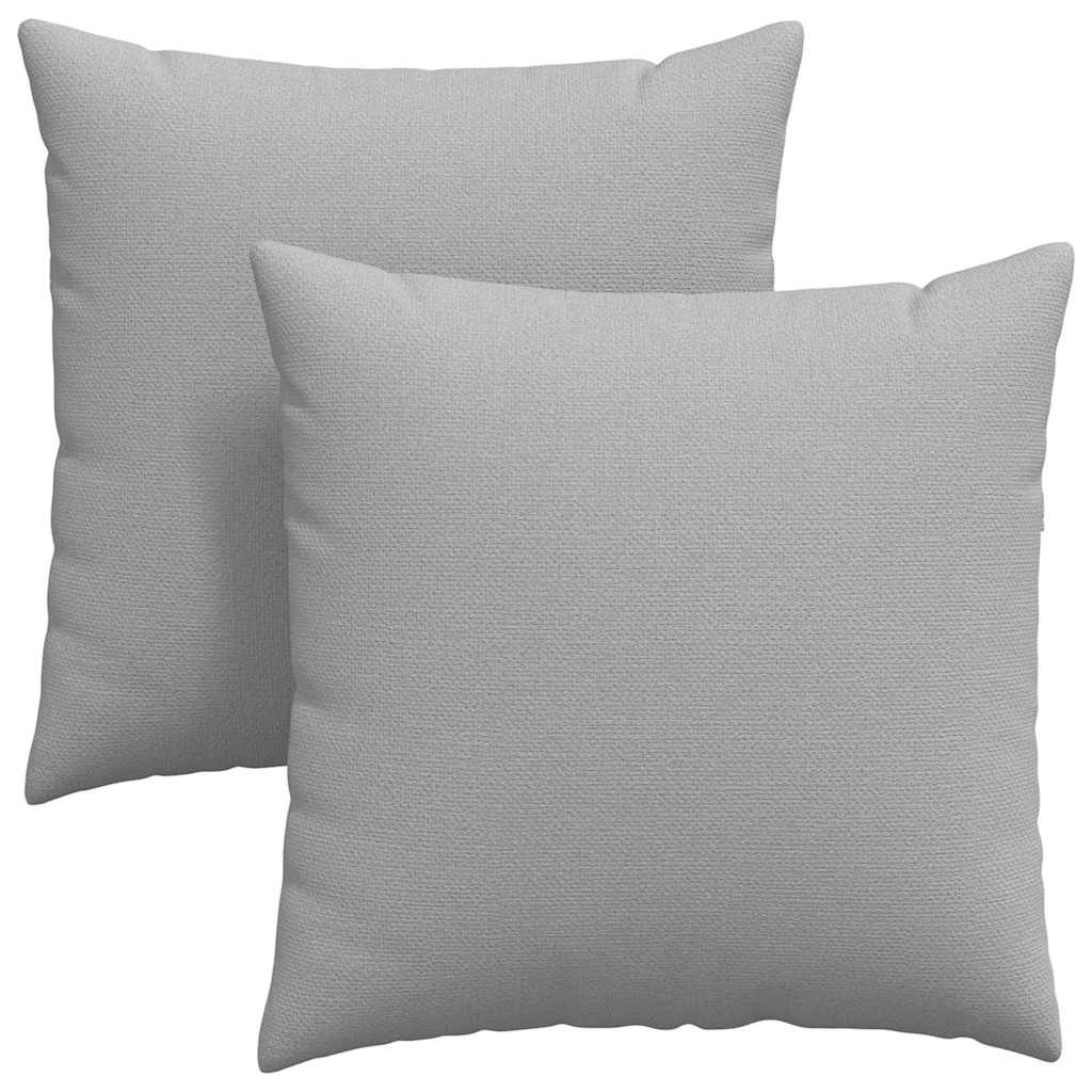 Jastučići za sofu 2 pcs Oblačnosiva 60 x 60 cm tkanina