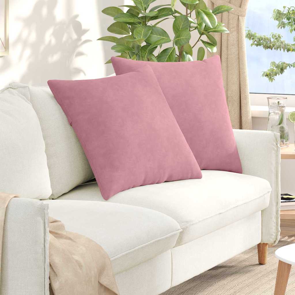 Jastučići za sofu 2 pcs Ružičasta 60 x 60 cm Kordura tekstil