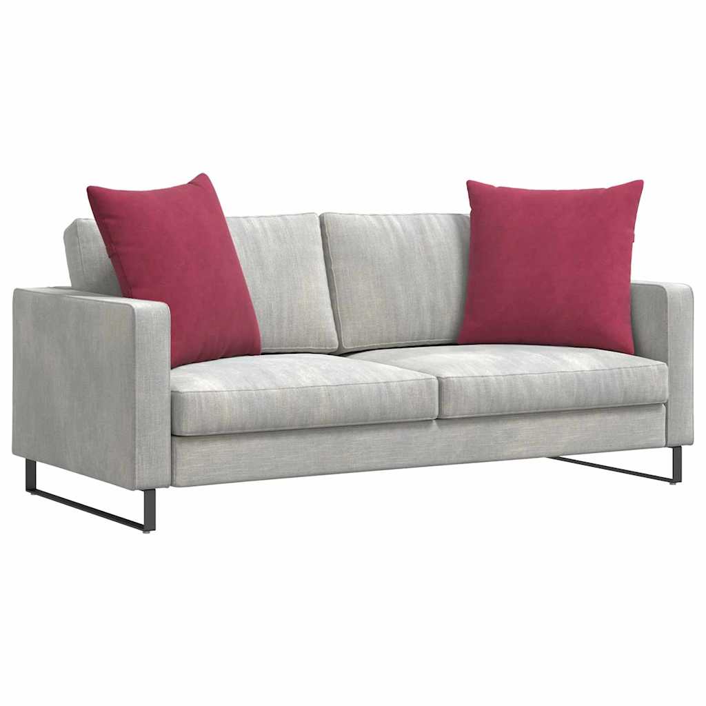 Jastučići za sofu 2 pcs Vinska crvena 60 x 60 cm