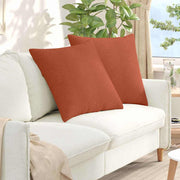 Jastučići za sofu 2 pcs Crvena narančasta 60 x 60 cm